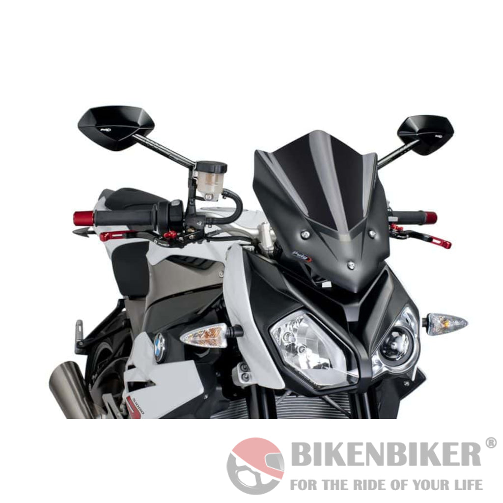 Windshield New Generation Sport For Bmw S1000R 2014-Puig Black Wind Shield