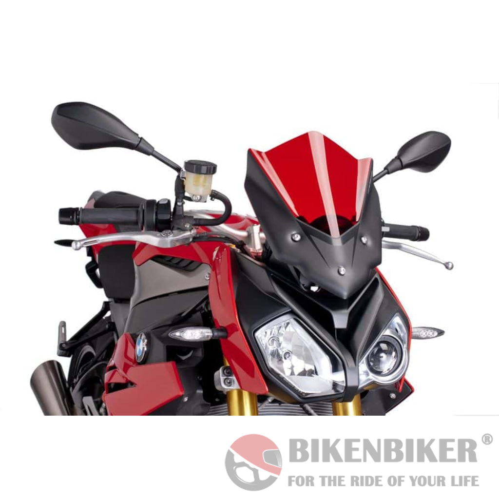 Windshield New Generation Sport For Bmw S1000R 2014-Puig Red Wind Shield