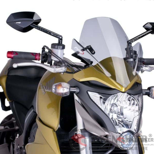 Windshield New Generation Sport For Honda Cb1000R 2014-Puig Smoke Wind Shield