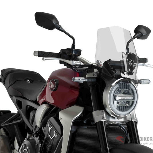 Windshield New Generation Sport For Honda Cb1000R Neo Sports Cafe 2018+ - Puig Clear Wind Shield