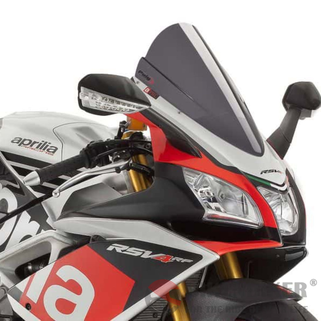 Z-Racing Screen For Aprillia Rsv4 Rf-Puig Dark Smoke Windscreen
