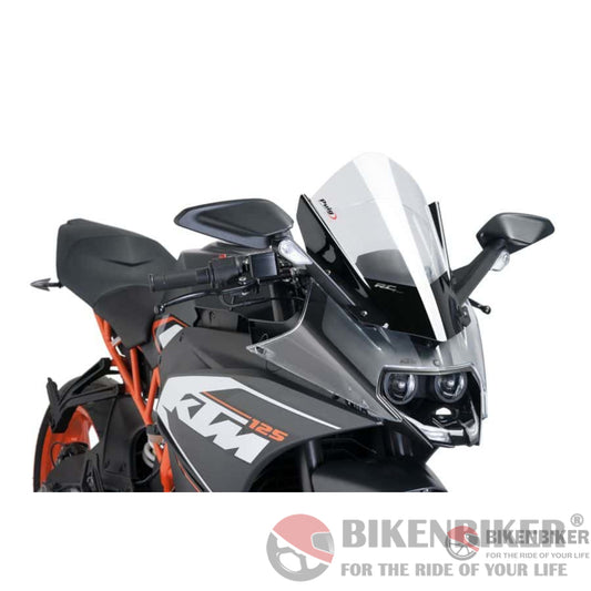 Z Racing Screen For Ktm Rc 200/390 (2014 - 17) - Puig Clear Windscreen